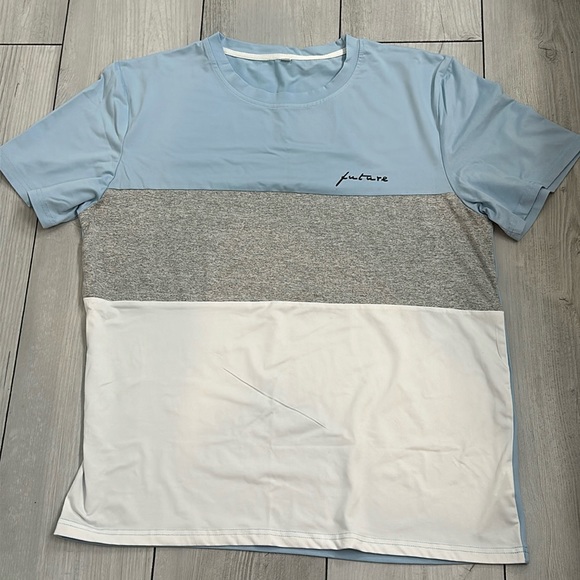 SHEIN Men’s Future Color Block T-Shirt - Picture 3 of 5